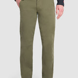 Pantalón Regular Olivo para Hombre - Chinos