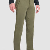 Pantalón Regular Olivo para Hombre - Chinos