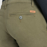 Pantalón Regular Olivo para Hombre - Chinos