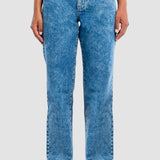 Jeans Mujer Mezclilla Confort Emotion Relajado Snow Oggi