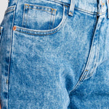 Jeans Mujer Mezclilla Confort Emotion Relajado Snow Oggi