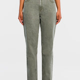 Jeans Baggy Relajado Verde para Mujer - Emotion