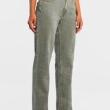 Jeans Baggy Relajado Verde para Mujer - Emotion