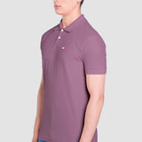 Playera Púrpura Regular para Hombre - Polo Hard