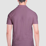 Playera Púrpura Regular para Hombre - Polo Hard