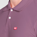 Playera Púrpura Regular para Hombre - Polo Hard