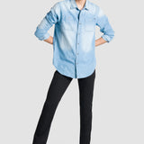 Jeans Slim Negro para Hombre - Iron