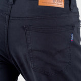 Pantalón Slim Straight Negro para Hombre - Vaxter