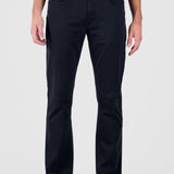 Pantalón Slim Straight Negro para Hombre - Vaxter