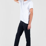 Pantalón Slim Straight Negro para Hombre - Vaxter