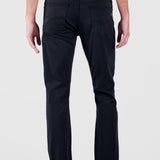 Pantalón Slim Straight Negro para Hombre - Vaxter