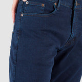 Jeans Slim Straight Azul Oscuro para Hombre - Vaxter