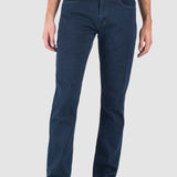 Jeans Slim Straight Azul Oscuro para Hombre - Vaxter