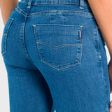 Jeans Súper Skinny Azul Medio para Mujer - Katia