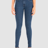 Jeans Súper Skinny Azul Oscuro para Mujer - Katia