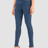 Jeans Súper Skinny Azul Oscuro para Mujer - Katia