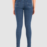 Jeans Súper Skinny Azul Oscuro para Mujer - Katia
