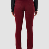 Pantalón Súper Skinny Vino para Mujer - Katia