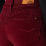 Pantalón Súper Skinny Vino para Mujer - Katia