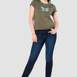 Jeans Súper Skinny Azul Oscuro para Mujer - Lucy
