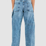 Jeans Loose Azul Claro para Mujer - Carpintero