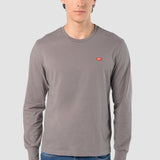 Playera Regular Gris para Hombre - Manga Larga