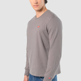Playera Regular Gris para Hombre - Manga Larga