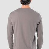 Playera Regular Gris para Hombre - Manga Larga