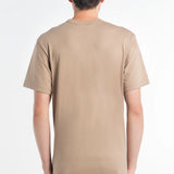 Playera Khaki Regular para Hombre - Manga Corta