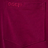 Playera Regular Vino para Hombre - Manga Larga