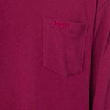 Playera Regular Vino para Hombre - Manga Larga