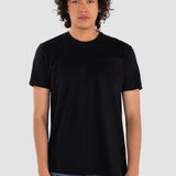 Playera Negro Regular para Hombre - Bolsillo