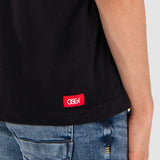 Playera Negro Regular para Hombre - Bolsillo