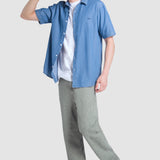 Playera Blanca Regular para Hombre - Bolsillo