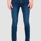 Jeans Súper Skinny Azul Oscuro para Hombre - Risk