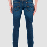 Jeans Súper Skinny Azul Oscuro para Hombre - Risk