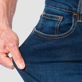 Jeans Súper Skinny Azul Oscuro para Hombre - Risk