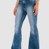 Jeans Acampanado Azul Claro para Mujer - Ruby