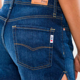 Short Azul Regular para Mujer - Mezclilla