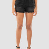 Short Negro Regular para Mujer - Mezclilla