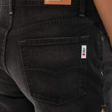 Short Negro Regular para Mujer - Mezclilla