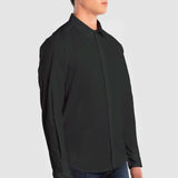 Camisa Negro Slim para Hombre - Skipper
