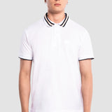 Playera Blanco Regular para Hombre - Polo Strong