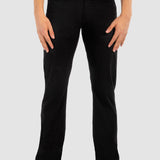 Pantalón Slim Straight Negro para Hombre - Vaxter