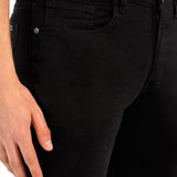 Pantalón Slim Straight Negro para Hombre - Vaxter