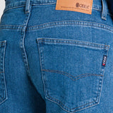 Jeans Slim Straight Azul Claro para Hombre - Vaxter