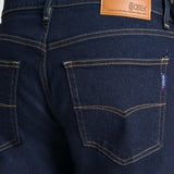 Jeans Slim Straight Azul Marino para Hombre - Vaxter