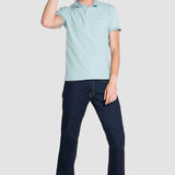 Jeans Slim Straight Azul Marino para Hombre - Vaxter