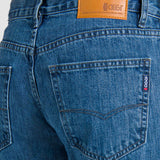 Jeans Slim Straight Azul Claro para Hombre - Vaxter