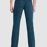 Jeans Slim Straight Azul Oscuro para Hombre - Vaxter
